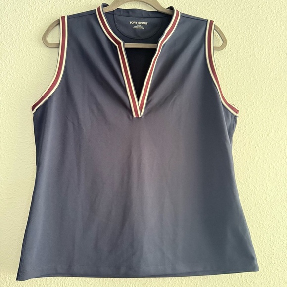 Tory Burch TECH PIQUÉ TUNIC TANK Size XL - Picture 5 of 11